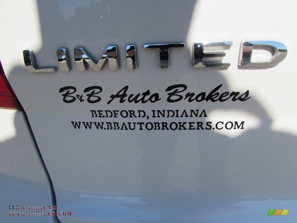 2014 Explorer Limited 4WD - White Platinum / Medium Light Stone photo #12