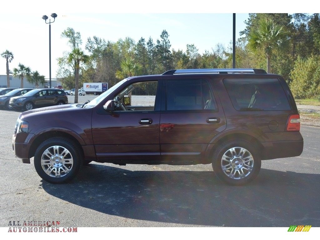 2011 Expedition Limited 4x4 - Royal Red Metallic / Stone photo #11