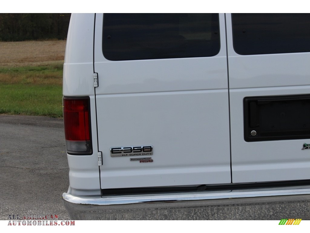 2013 E Series Van E350 XLT Extended Passenger - Oxford White / Medium Flint photo #20
