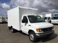 Ford E Series Cutaway E350 Commercial Moving Van Oxford White photo #1