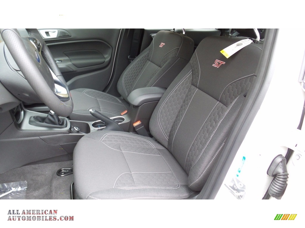 2016 Fiesta ST Hatchback - Oxford White / ST Charcoal Black photo #11