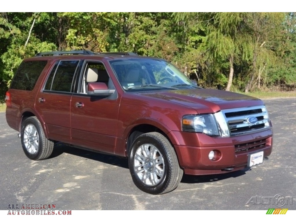 2011 Expedition Limited 4x4 - Royal Red Metallic / Stone photo #1