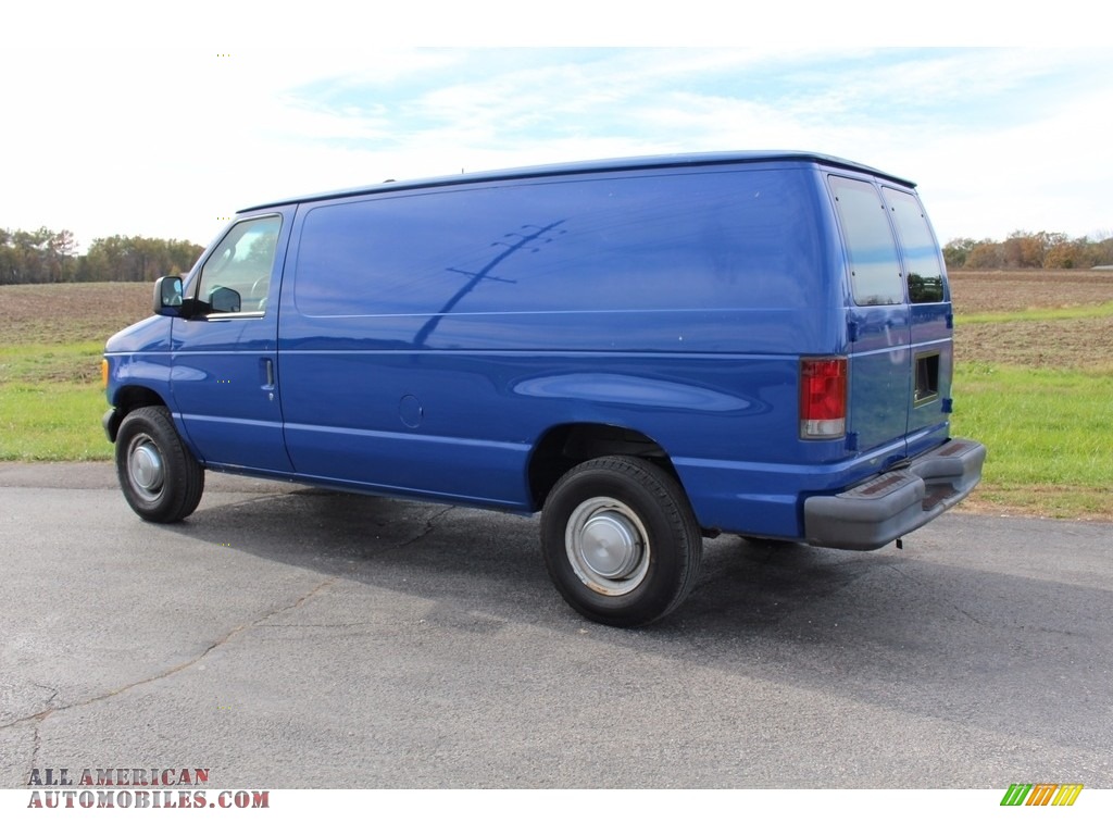 2004 E Series Van E250 Commercial - True Blue Metallic / Medium Flint photo #24