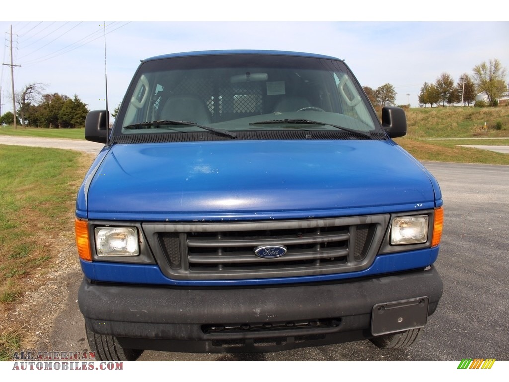 2004 E Series Van E250 Commercial - True Blue Metallic / Medium Flint photo #40