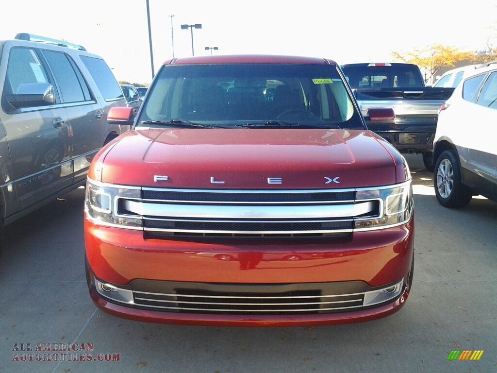 Ruby Red / Charcoal Black Ford Flex Limited AWD