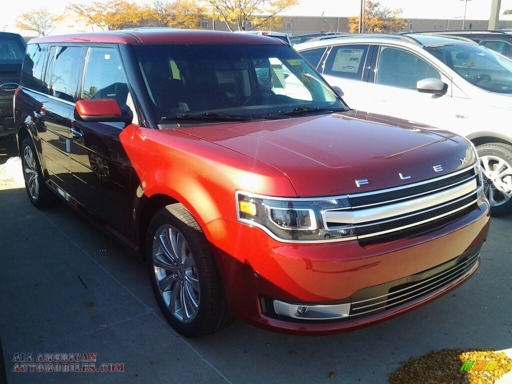2016 Flex Limited AWD - Ruby Red / Charcoal Black photo #3