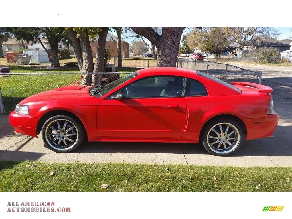 2001 Mustang GT Coupe - Performance Red / Medium Graphite photo #1