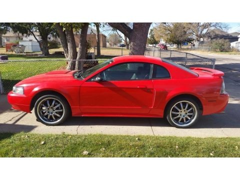 Performance Red 2001 Ford Mustang GT Coupe