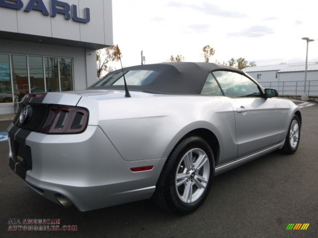 2014 Mustang V6 Premium Convertible - Ingot Silver / Charcoal Black photo #7