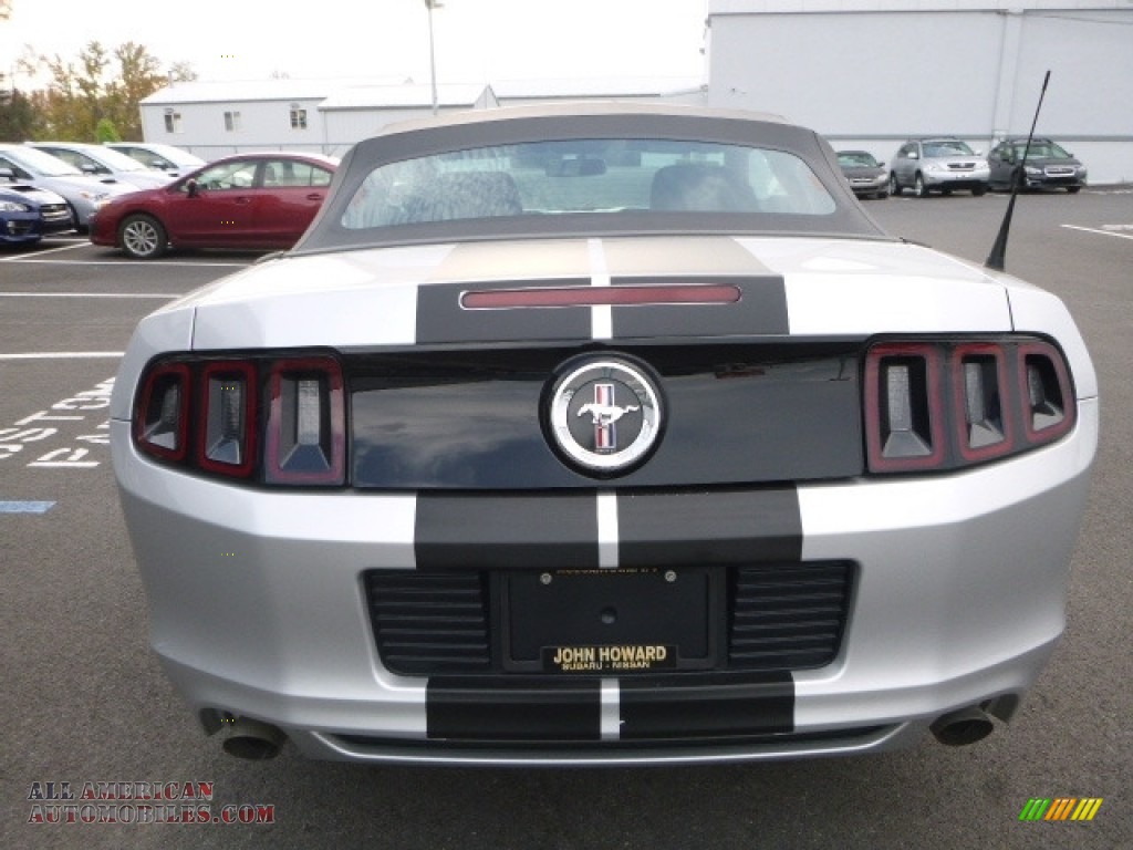 2014 Mustang V6 Premium Convertible - Ingot Silver / Charcoal Black photo #8