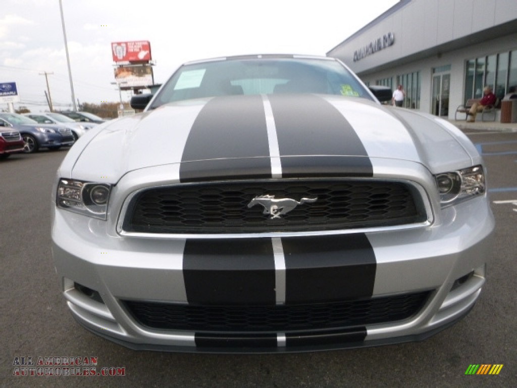 2014 Mustang V6 Premium Convertible - Ingot Silver / Charcoal Black photo #12