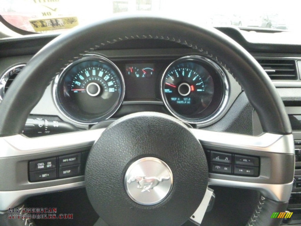 2014 Mustang V6 Premium Convertible - Ingot Silver / Charcoal Black photo #20
