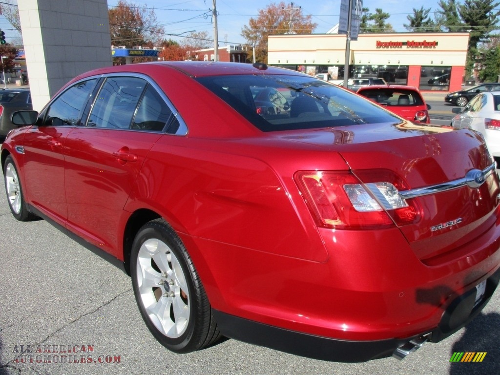 2011 Taurus SEL AWD - Red Candy / Charcoal Black photo #3
