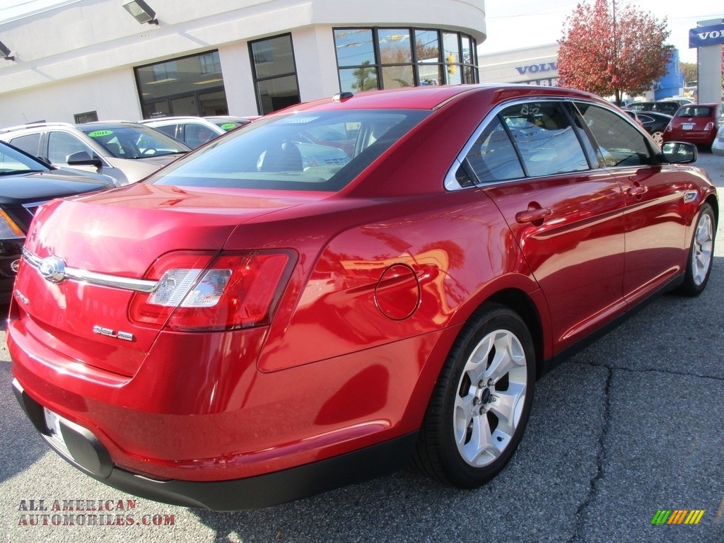 2011 Taurus SEL AWD - Red Candy / Charcoal Black photo #5