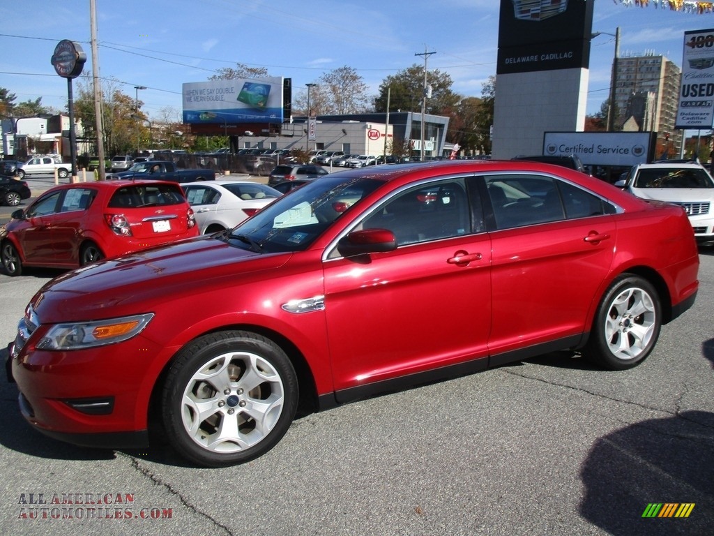 2011 Taurus SEL AWD - Red Candy / Charcoal Black photo #6