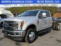 Ford F350 Super Duty Lariat Crew Cab 4x4 Chassis Ingot Silver photo #1