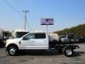 Ford F350 Super Duty Lariat Crew Cab 4x4 Chassis Ingot Silver photo #2