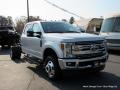 Ford F350 Super Duty Lariat Crew Cab 4x4 Chassis Ingot Silver photo #7