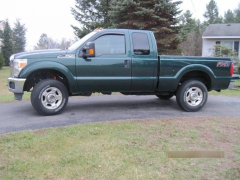 Forest Green Metallic 2012 Ford F250 Super Duty XLT SuperCab 4x4