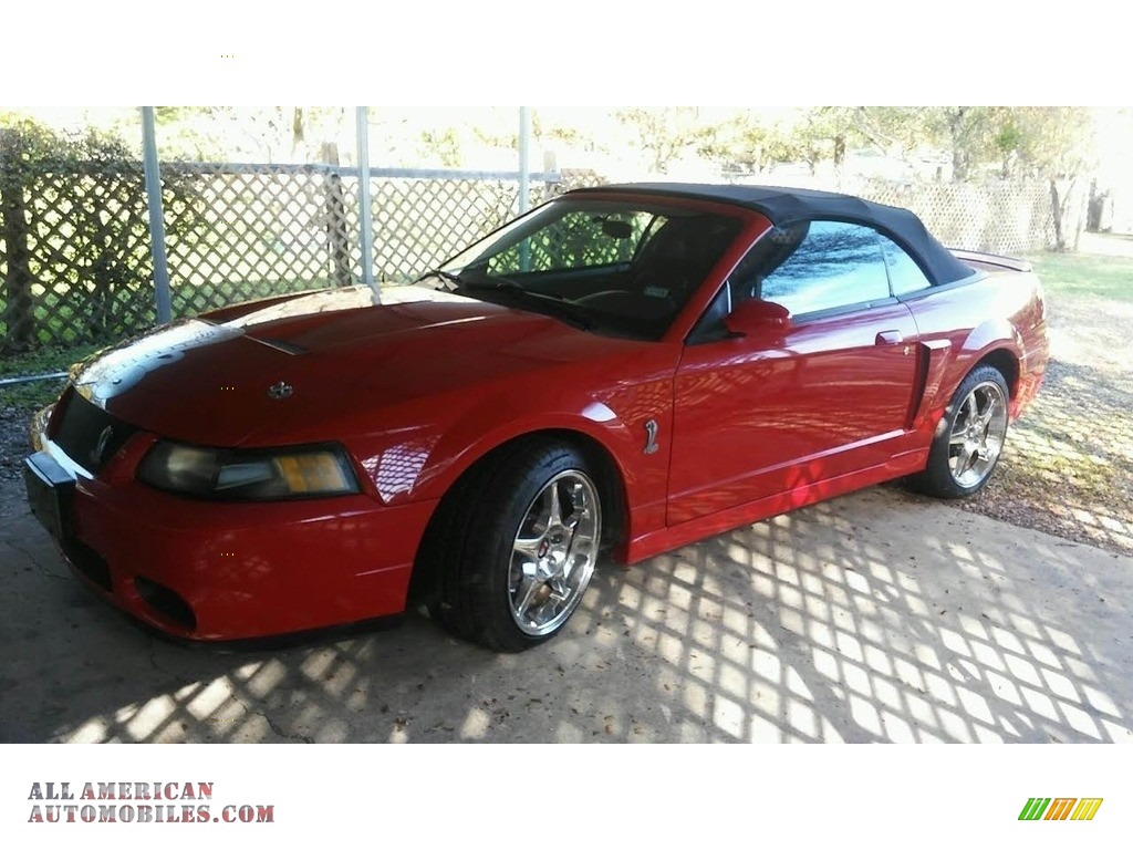 Torch Red / Dark Charcoal Ford Mustang Cobra Convertible