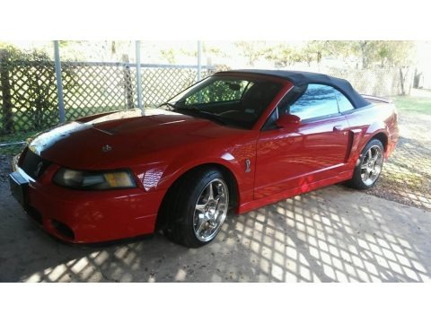 Torch Red 2004 Ford Mustang Cobra Convertible