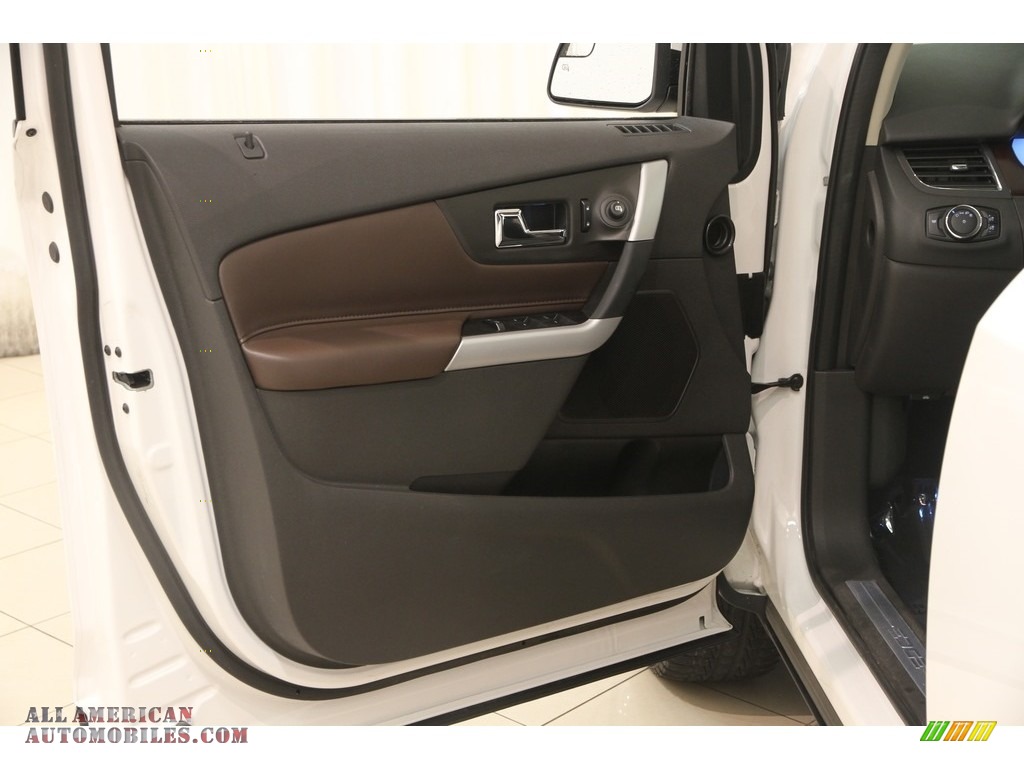 2013 Edge Limited AWD - White Platinum Tri-Coat / Sienna/Charcoal Black photo #4