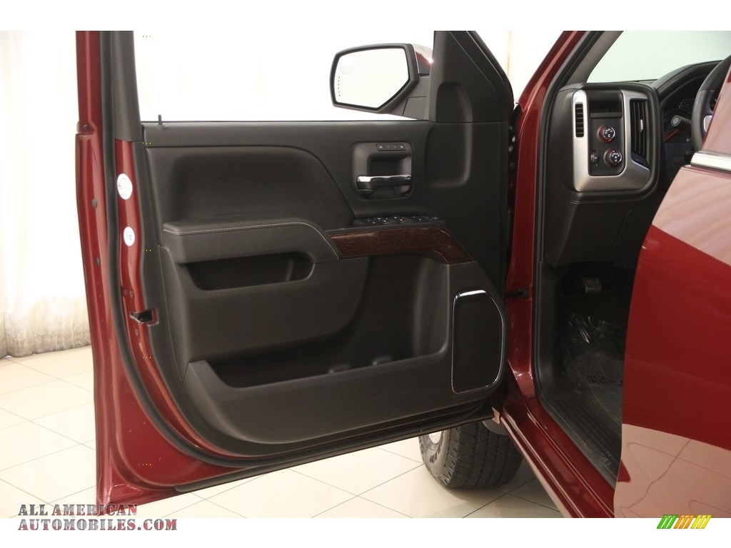 2015 Sierra 1500 SLT Double Cab 4x4 - Sonoma Red Metallic / Jet Black photo #4