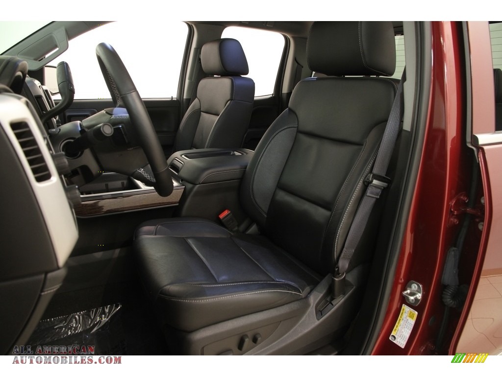 2015 Sierra 1500 SLT Double Cab 4x4 - Sonoma Red Metallic / Jet Black photo #5