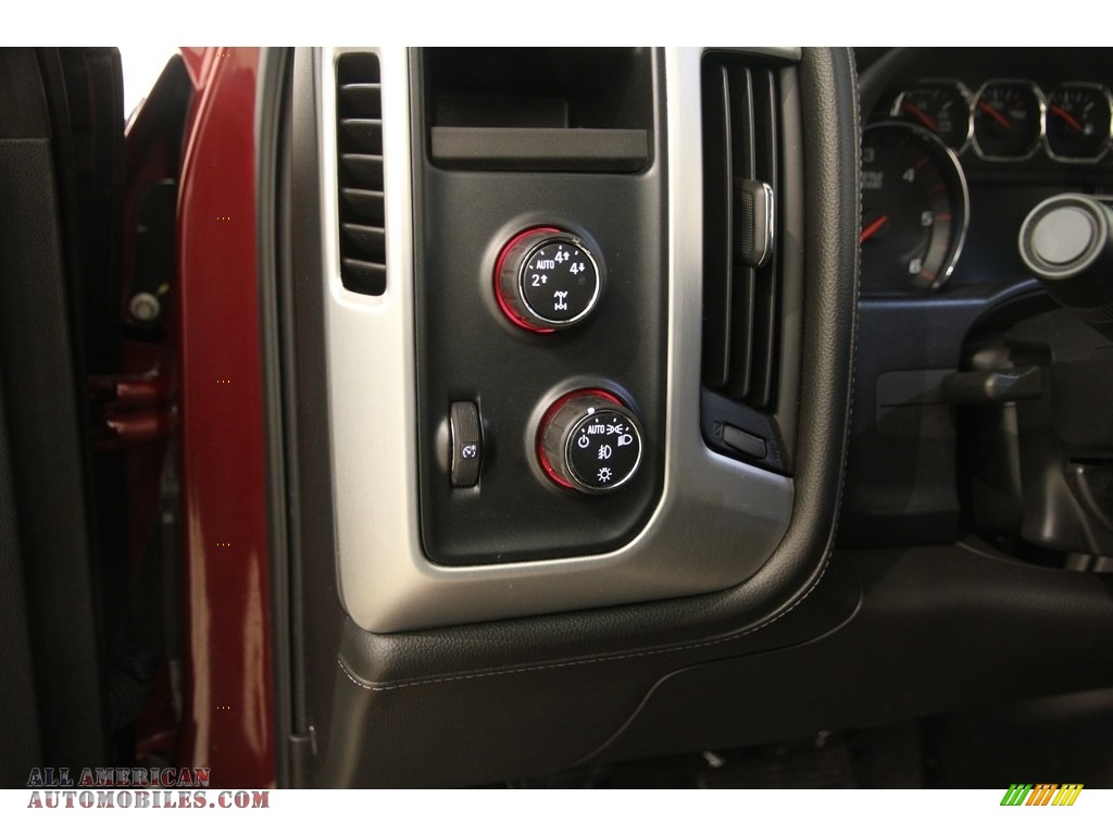 2015 Sierra 1500 SLT Double Cab 4x4 - Sonoma Red Metallic / Jet Black photo #6