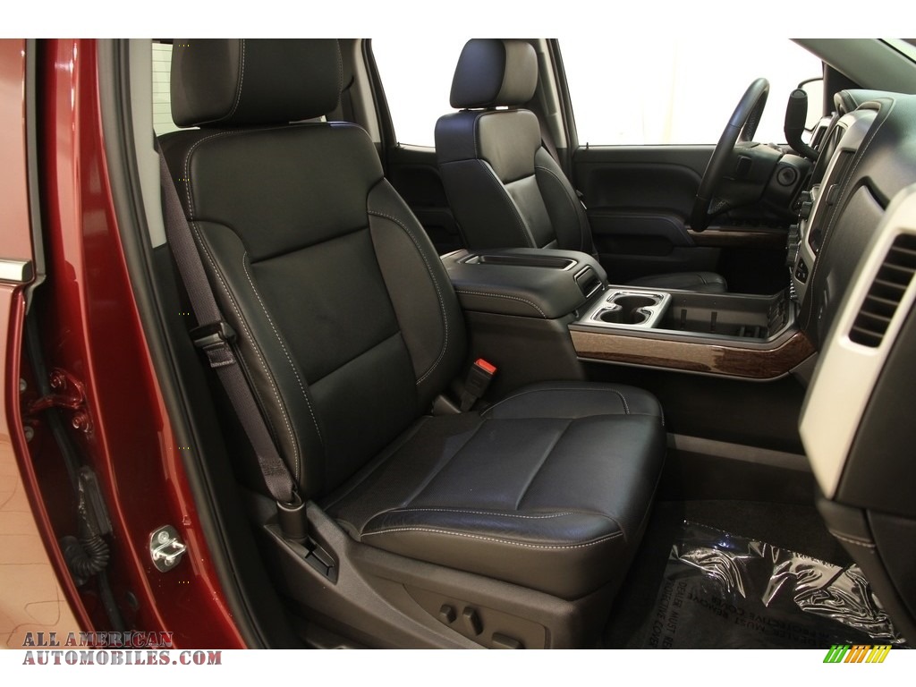 2015 Sierra 1500 SLT Double Cab 4x4 - Sonoma Red Metallic / Jet Black photo #15