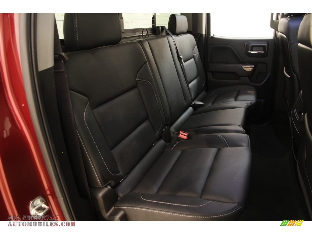 2015 Sierra 1500 SLT Double Cab 4x4 - Sonoma Red Metallic / Jet Black photo #16
