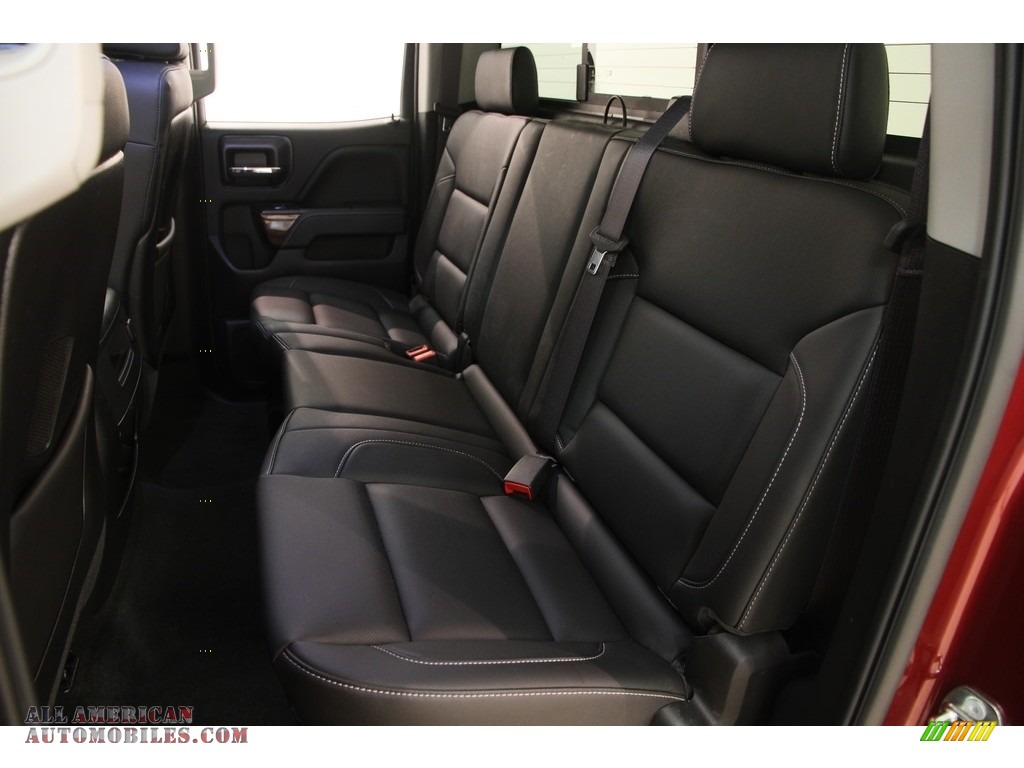 2015 Sierra 1500 SLT Double Cab 4x4 - Sonoma Red Metallic / Jet Black photo #17