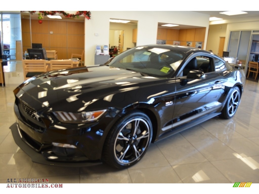2017 Mustang GT California Speical Coupe - Shadow Black / California Special Ebony Leather/Miko Suede photo #3