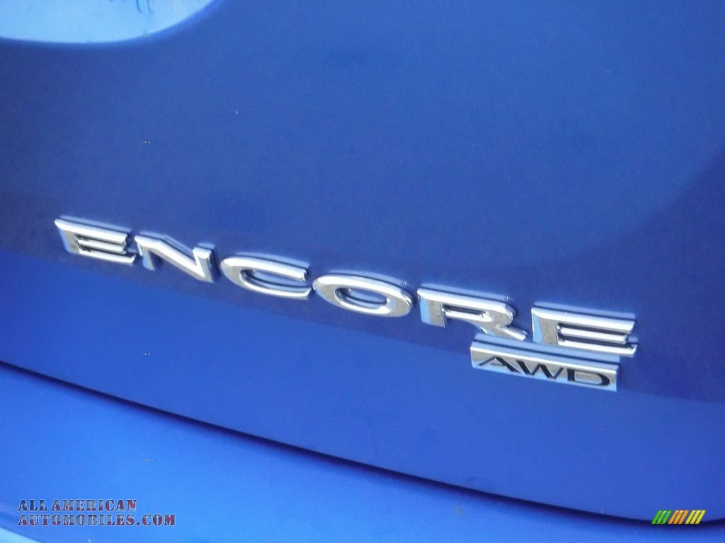 2017 Encore Preferred AWD - Coastal Blue Metallic / Ebony photo #7