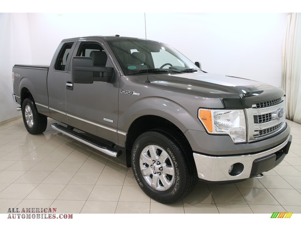 Sterling Gray Metallic / Steel Gray Ford F150 XLT SuperCab 4x4