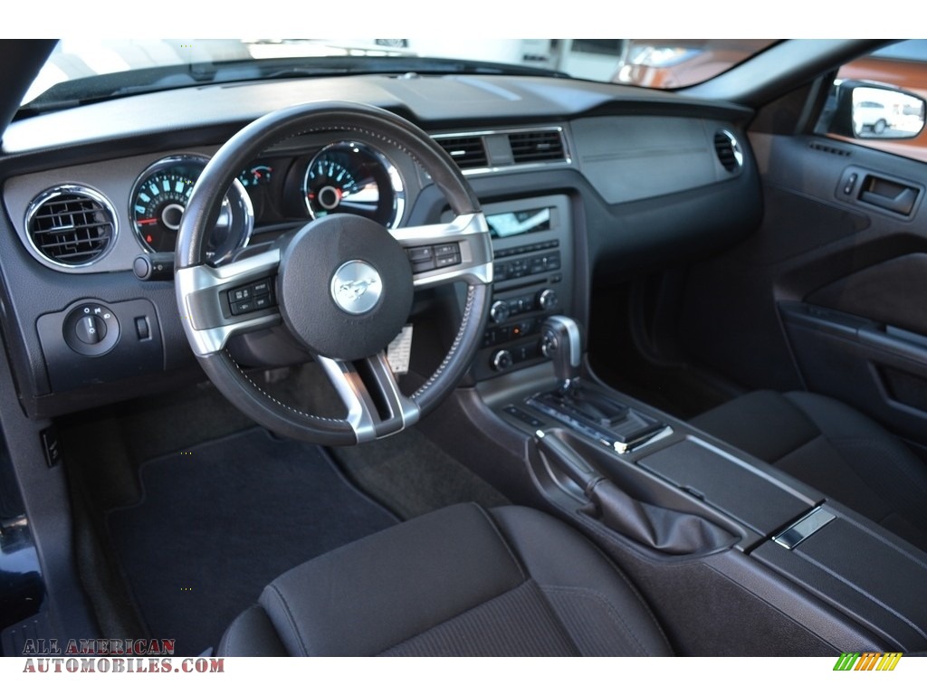 2014 Mustang V6 Convertible - Black / Charcoal Black photo #10