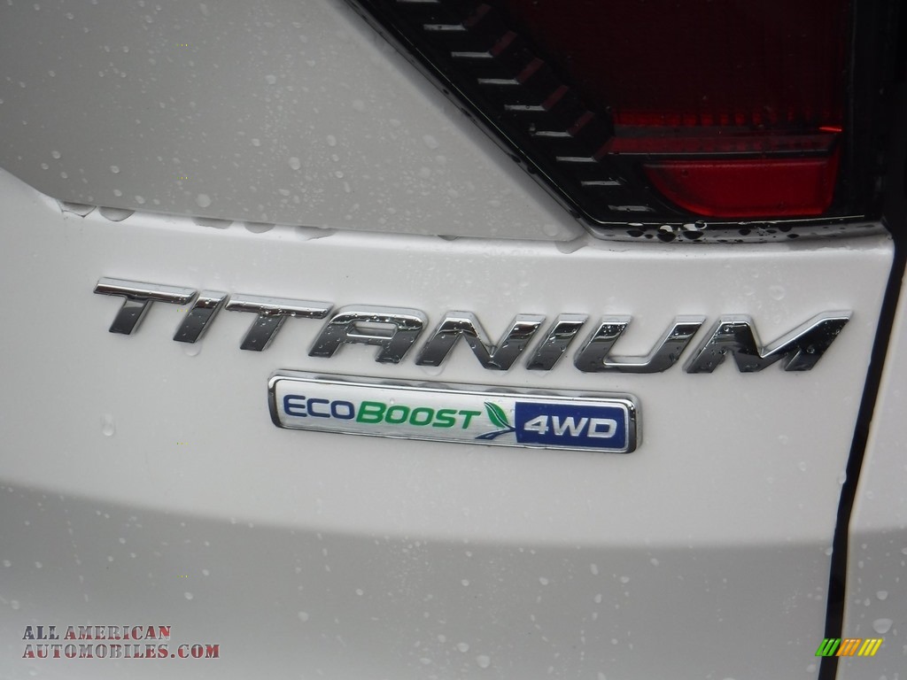 2017 Escape Titanium 4WD - White Platinum / Charcoal Black photo #10