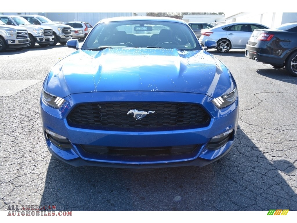 2017 Mustang V6 Coupe - Lightning Blue / Ebony photo #4