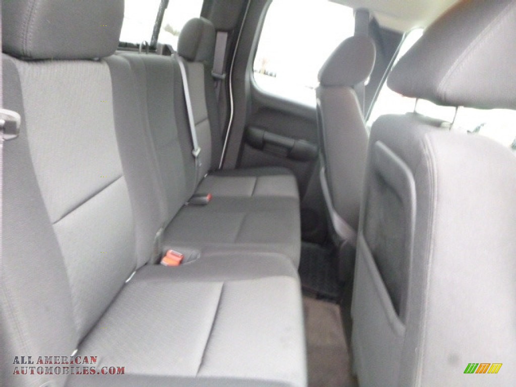 2013 Sierra 1500 SLE Extended Cab 4x4 - Quicksilver Metallic / Ebony photo #9