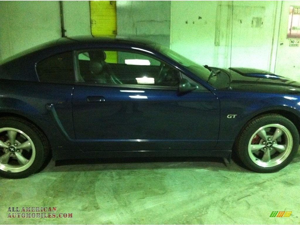 2001 Mustang GT Coupe - True Blue Metallic / Dark Charcoal photo #3
