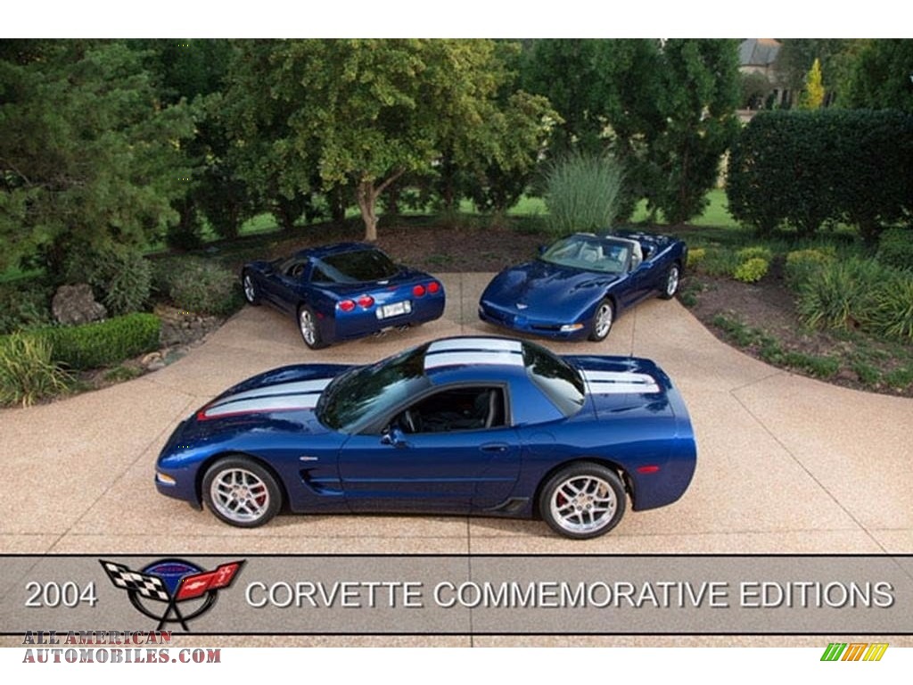 2004 Corvette Convertible - LeMans Blue Metallic / Shale photo #6