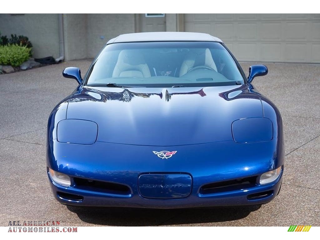 2004 Corvette Convertible - LeMans Blue Metallic / Shale photo #8