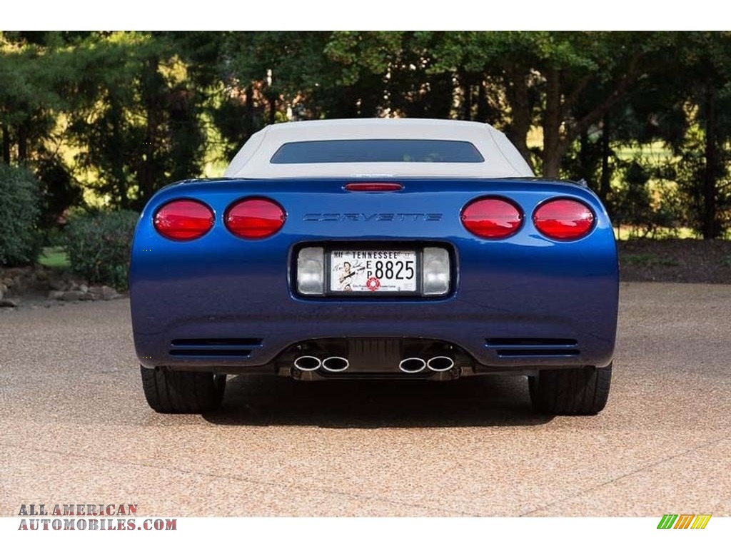 2004 Corvette Convertible - LeMans Blue Metallic / Shale photo #9