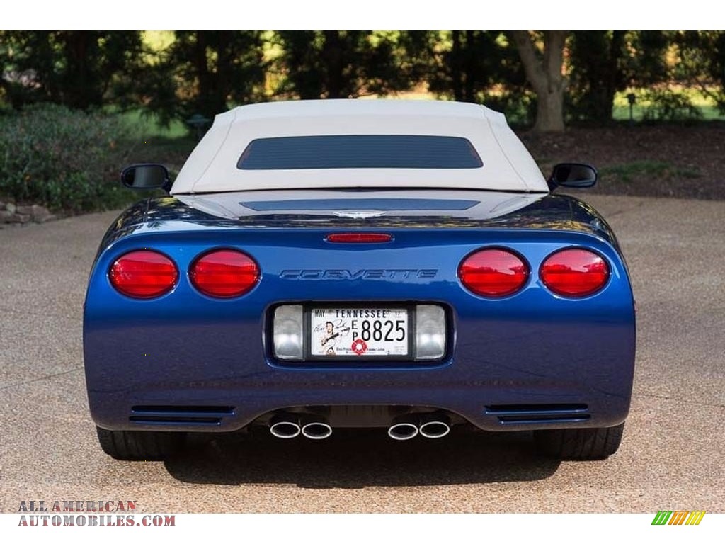 2004 Corvette Convertible - LeMans Blue Metallic / Shale photo #13