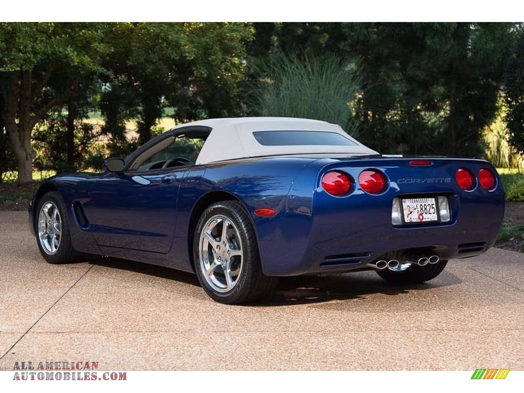 2004 Corvette Convertible - LeMans Blue Metallic / Shale photo #16