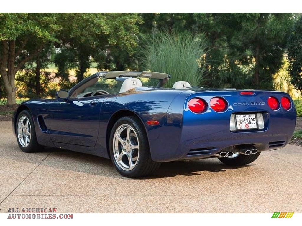 2004 Corvette Convertible - LeMans Blue Metallic / Shale photo #17