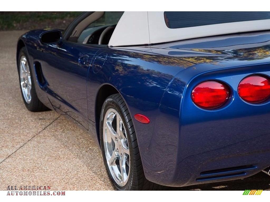 2004 Corvette Convertible - LeMans Blue Metallic / Shale photo #18