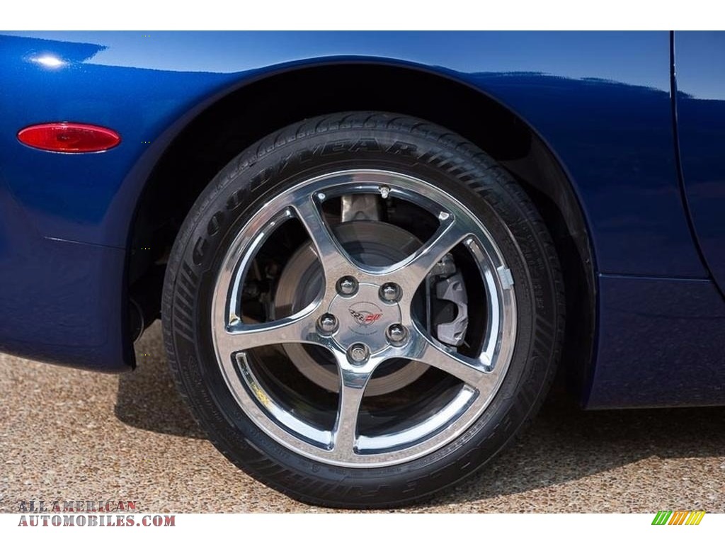 2004 Corvette Convertible - LeMans Blue Metallic / Shale photo #22