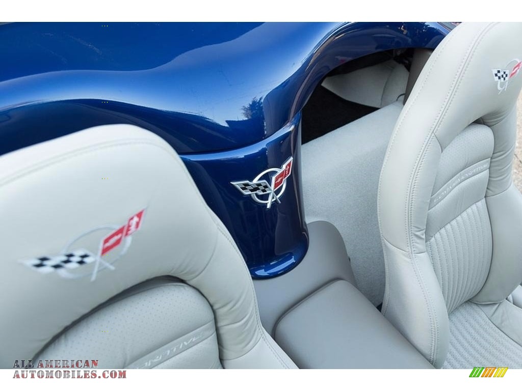 2004 Corvette Convertible - LeMans Blue Metallic / Shale photo #37