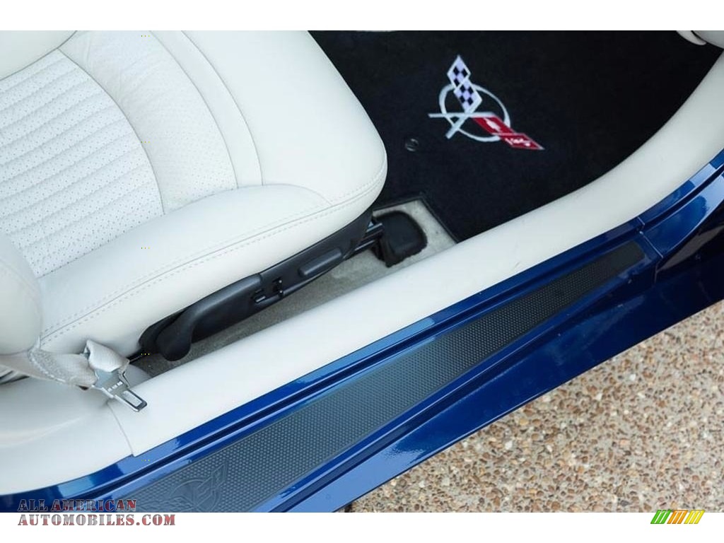 2004 Corvette Convertible - LeMans Blue Metallic / Shale photo #40